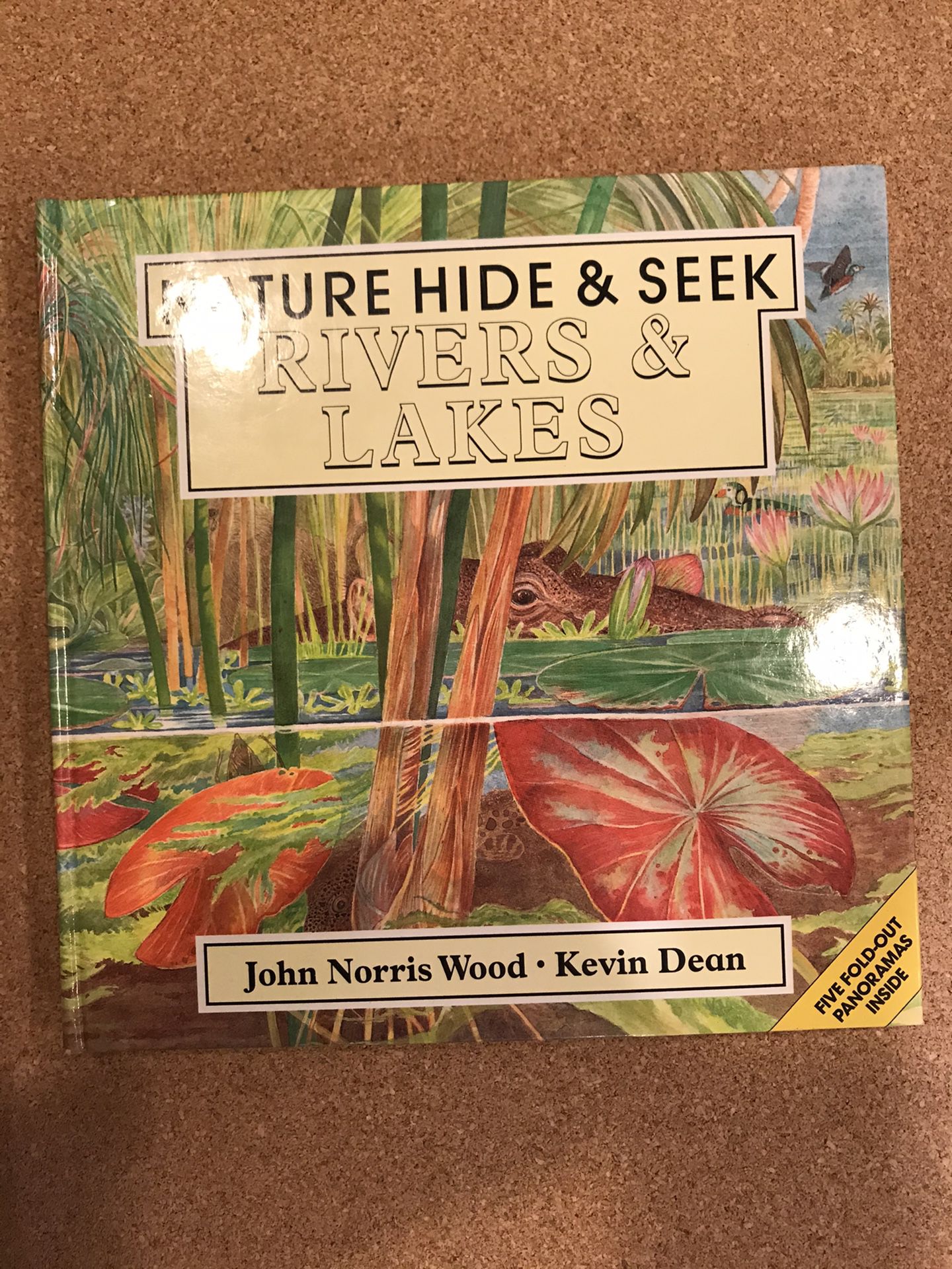 Nature hide&seek rivers & lakes book with five fold-our panoramas