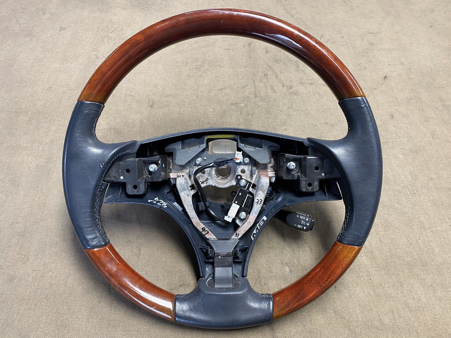 2007 Lexus ES350 Wood & Leather Steering Wheel 45100-33740-J2