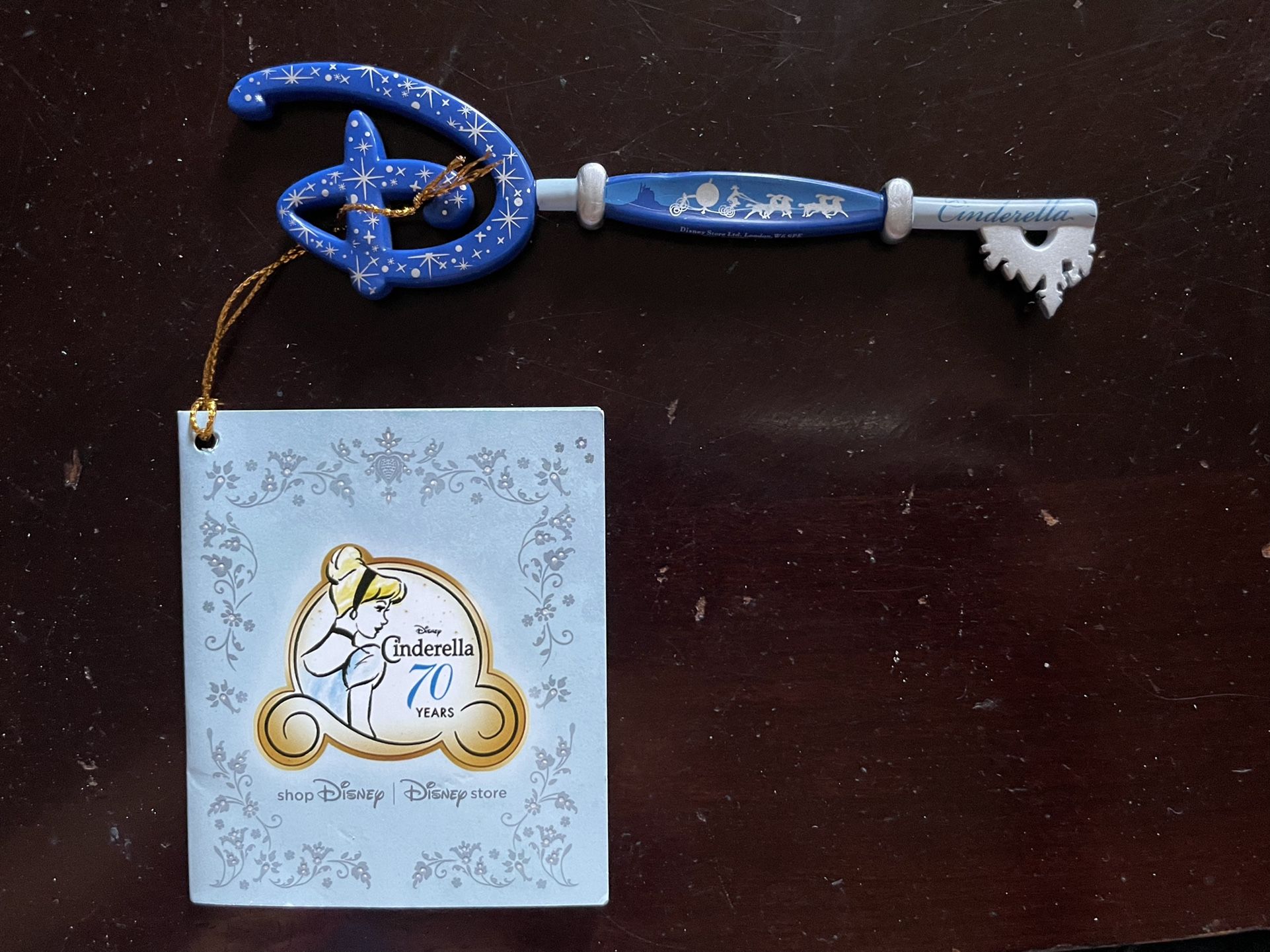 Disney Cinderella Key with Tag UK