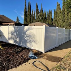 Vinyl fence
