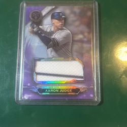 Aaron Judge 2019 Triple Threads  Single Jumbo Relic