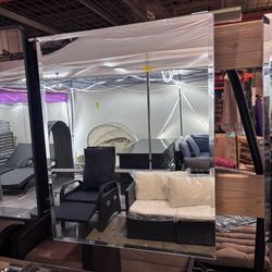 New 24 in. W x 30 in. H Rectangular Silver Surface or Recessed Mount Bathroom Medicine Cabinet with Double Side Mirror