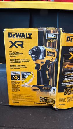 DeWalt 1/4”/po/pulg 3 speed high torque impact driver