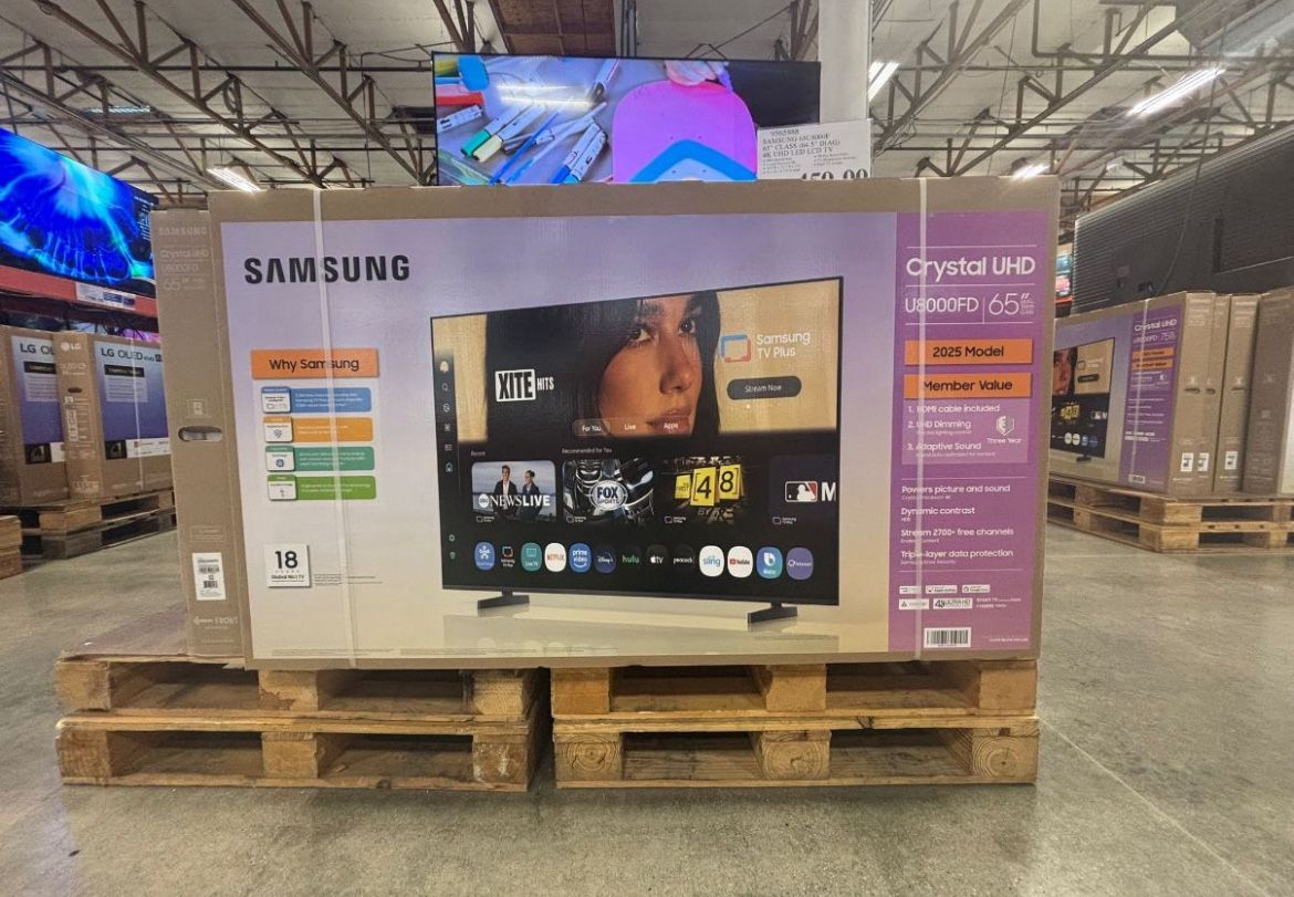 65 “ Samsung smart 4K LCD HDR TV