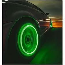 4 Firefly Flashing LED Tire Light Valve Stem Cap Car Bicycles Bikes Motorcycles