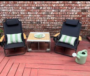 brand new 2PCS Portable Beach Chair  firm price