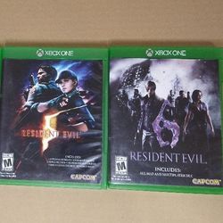 Resident Evil 5 & 6 RE Biohazard Xbox One