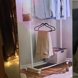 Maninstays Adjustable 2 Tier Clothing Rack