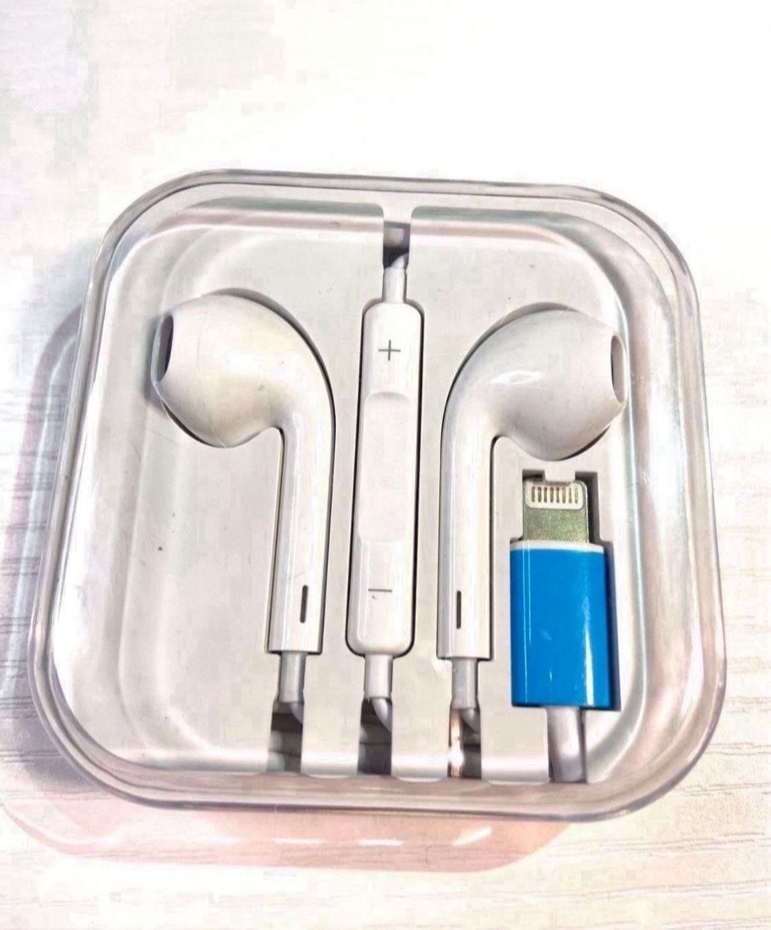 1 Wired Headphones Earphones For IPhone 14 13 12 11 X 8  7 6 Bluetooth Wired Earbuds