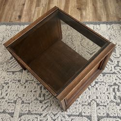 Vintage Mid-Century Glass Coffee Table