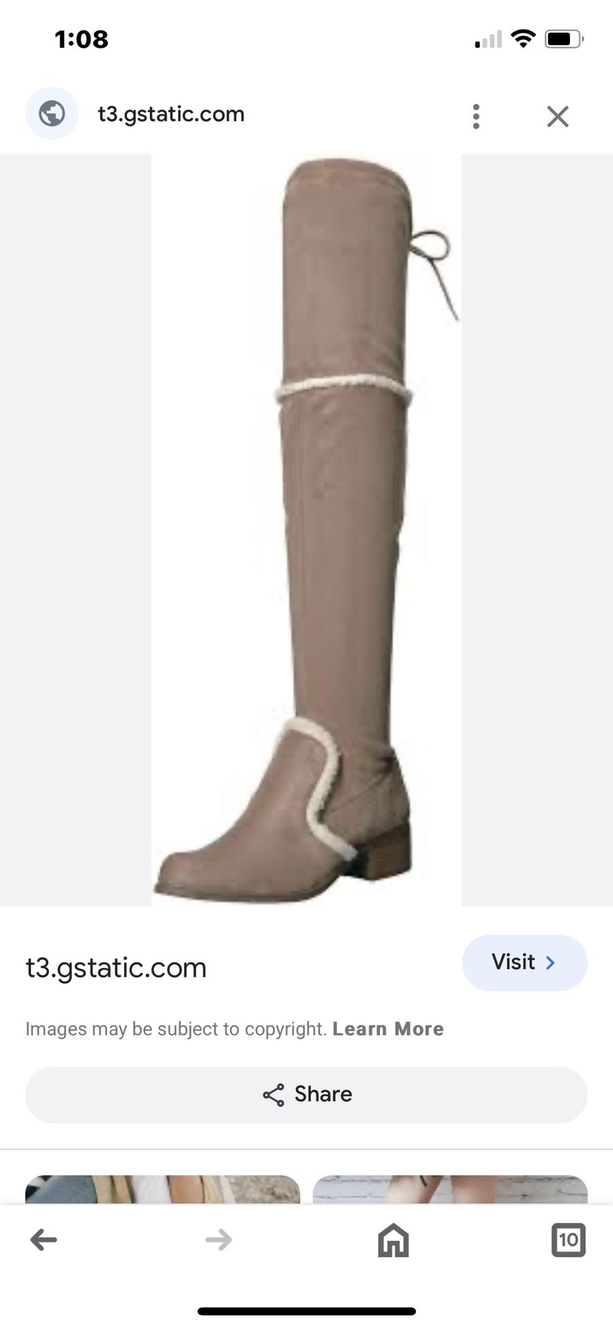 Charles David Boots Beige Colour