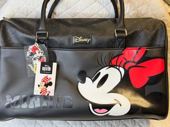Disney Minnie Mouse Primark Black Weekender Duffel Bag – Brand New With Tags