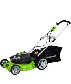 Greenworks 12 Amp 20” Corded Lawn Mower