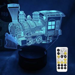 Steam Train Night Light 3D Lamp 