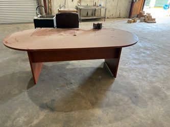 7 1/2 foot large executive conference table/office desk – $200