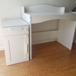 Ikea Kids Desk (Smagora) and Cabinet
