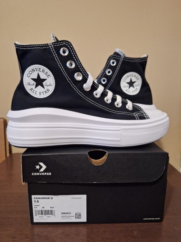 Converse Move Hi Platform Womens 7.5, 8 or 8.5