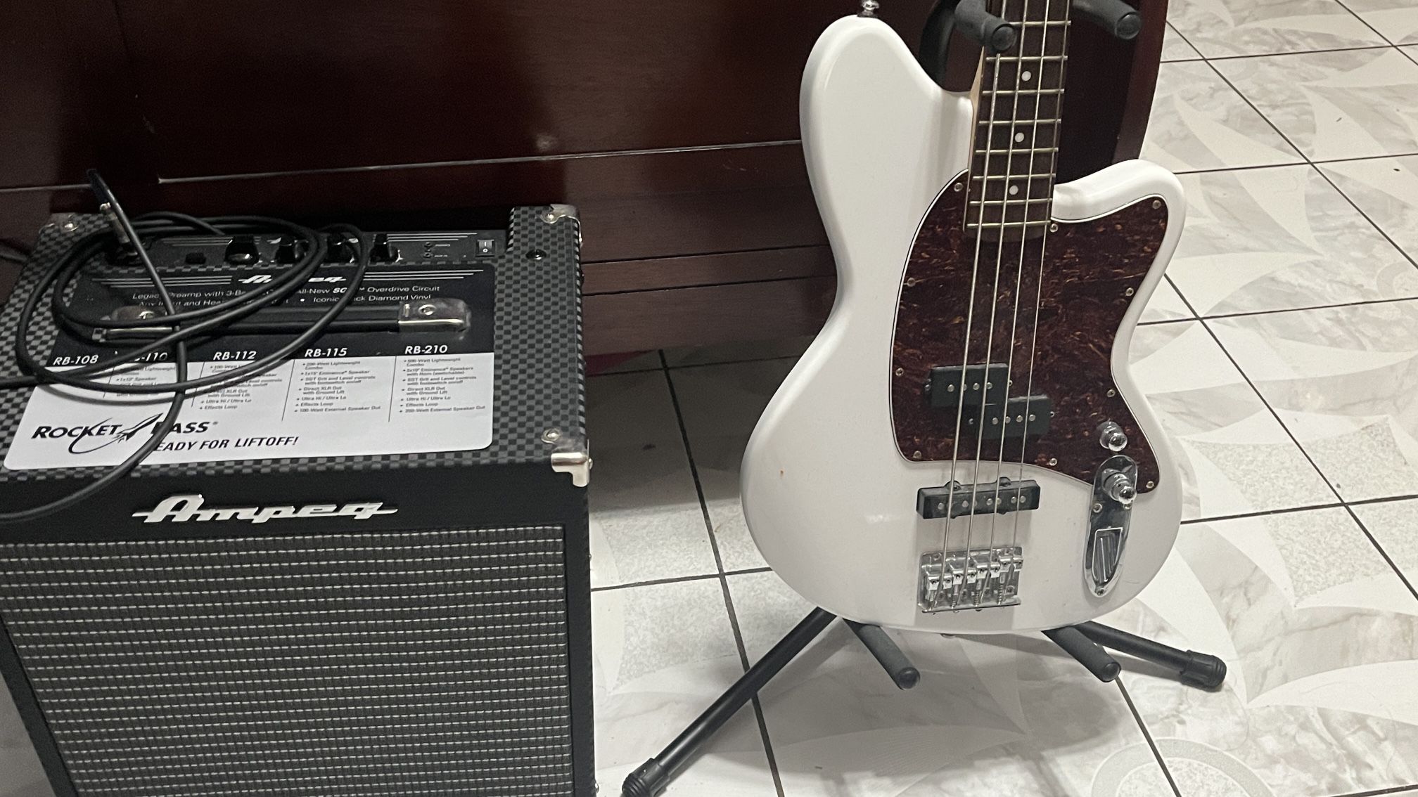 Ibanez 4 String Bass With RB108 Bass Amp Included