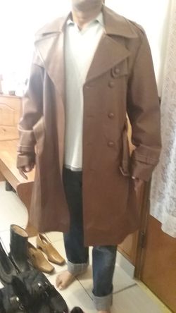 Men's long winter coat, medium size