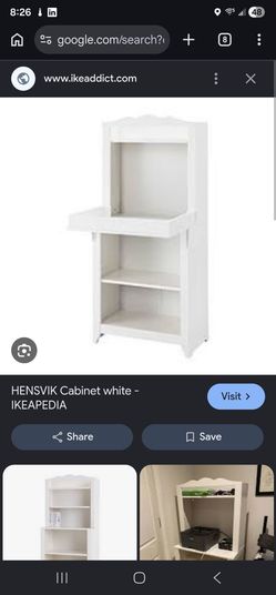 HENSVIK IKEA cabinet with shelf unit