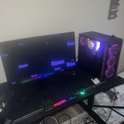 BUNDLE DEAL GAMING PC WTH MONITOR AND KEYBOARD WITH GAMING MOUSE