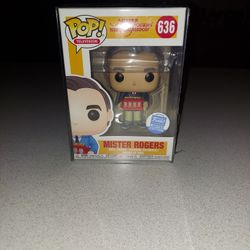FUNCO POP MISTER ROGERS NEIGHBORHOOD #636 LIMITED FUNCO POP EXCLUSIVE NEW IN CASE
