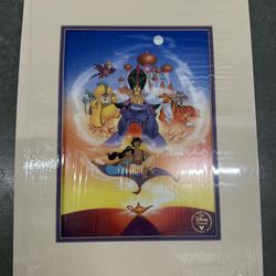 Disney’s Aladdin Disney Channel Exclusive Lithograph