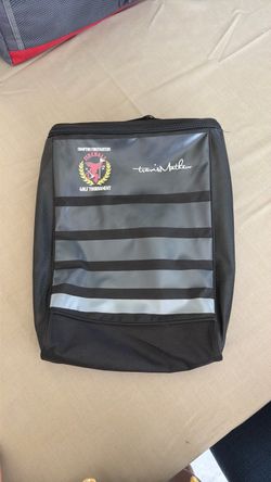 TravisMathew Black Zippered Bag for Shoes or Cooler