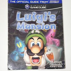 OFFICIAL Luigi's Mansion GameCube Player's Guide NO POSTER Nintendo Power