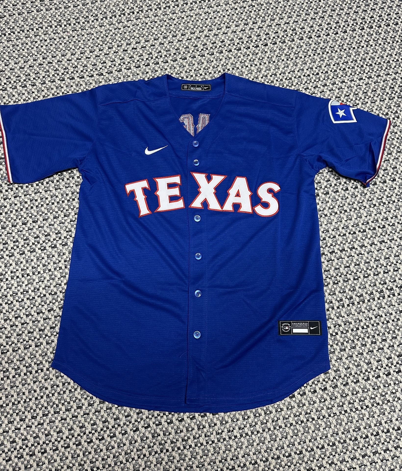 Royal Blue Seager #5 Baseball Jersey Rangers