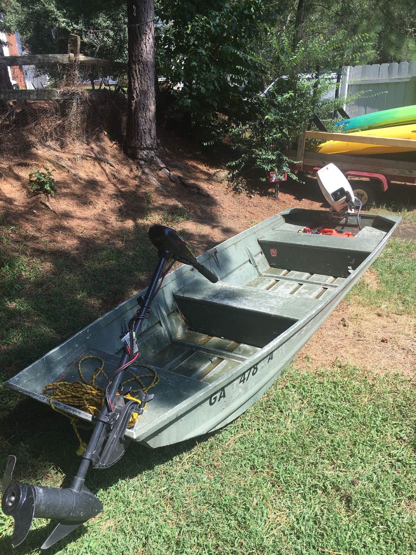 10 ft alumacraft Jon boat