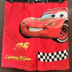 Disney Lightning McQueen Red Kids Shorts
