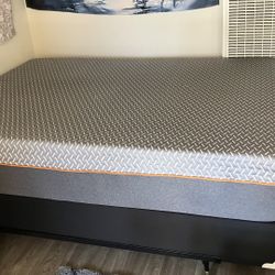 Bed Tech Full  size Mattress With Bed Frame And Box Spring