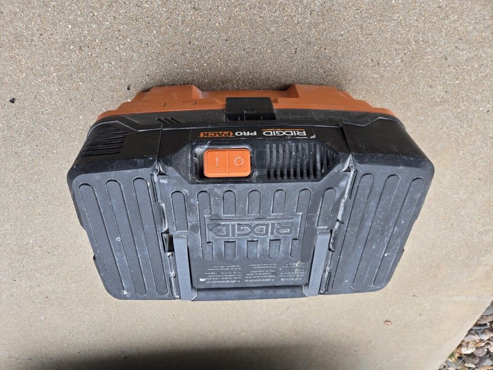 Rigid Shop Vacuum.
