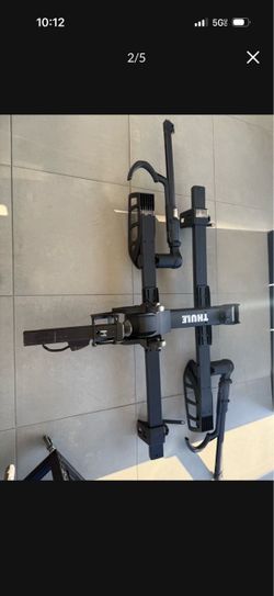 Fully Assembled Thule T2 Pro XTR  2-Bike 2" Hitch Bike Rack - Black  9034XTR
