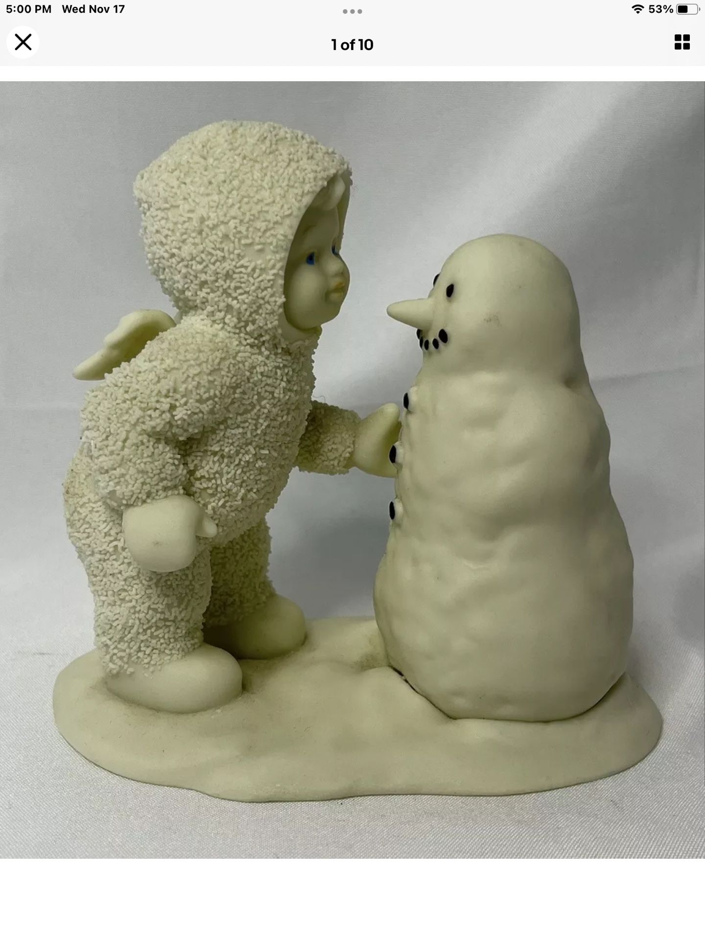 Department 56 Snowbabies “Why Don’t You Talk To Me?”