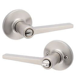Reliabilt Dallas Satin Nickel Exterior Keyed Entry Door Handle