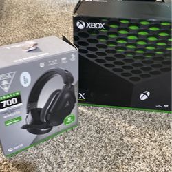 Xbox Series X And Turtle Beach Headset For Sale ‼️