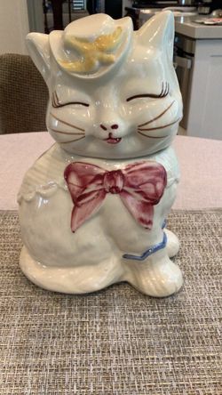 Cookie jar, ceramic
