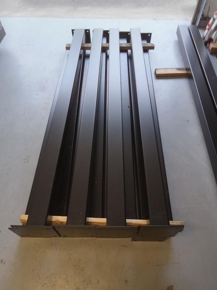 Steel Gate Posts. 4"x4". 1/8th Inch Steel Gauge.