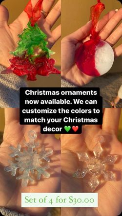 Resin ornaments customized