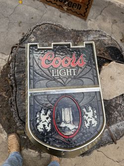 Coors Light Shield Vintage