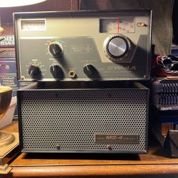 .L. Drake SW-4A shortwave receiver & Speaker
