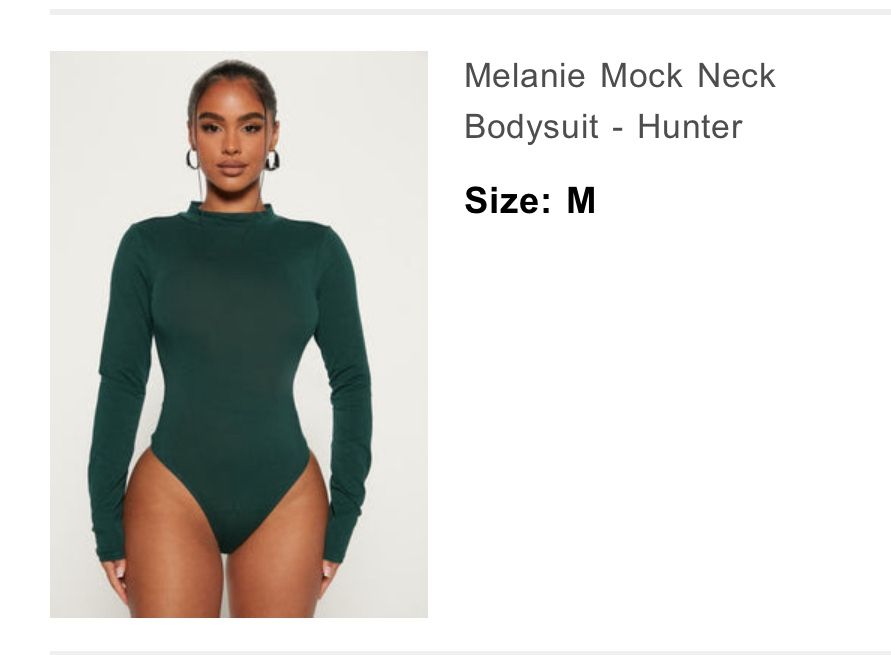 Green Bodysuit | Blouse 