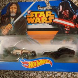 HOT WHEELS STAR WARS COMBO PACK Obi Wan Kenobi & Darth Vader $20