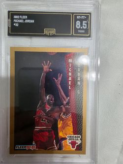 1992 Fleer Michael Jordan #32 GMA 8.5 NM-MT+