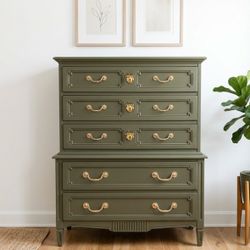 Vintage Green Dresser
