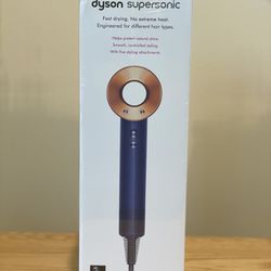 UNOPENED Dyson Supersonic Prussian Blue / Rich Copper Hairdryer vs