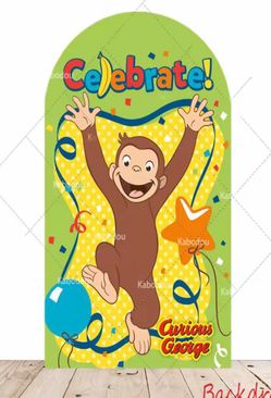 Curious George back drop