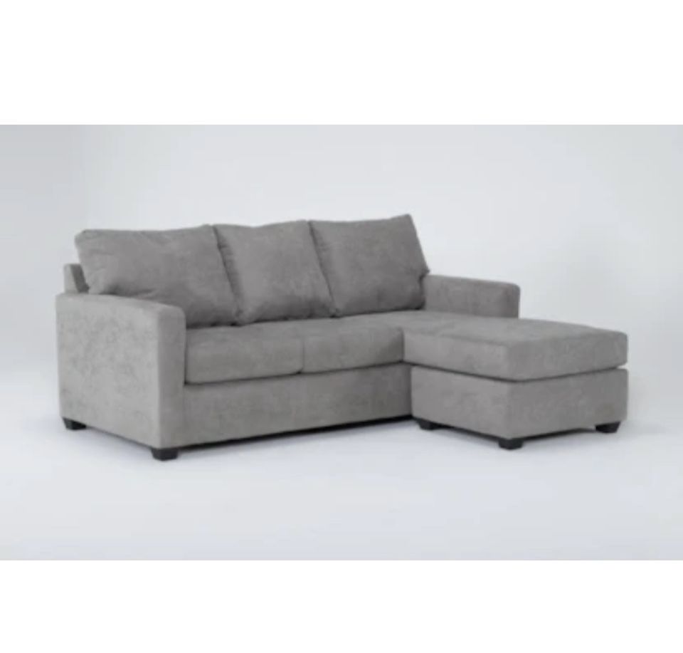 Living spaces Gray Sectional Couch
